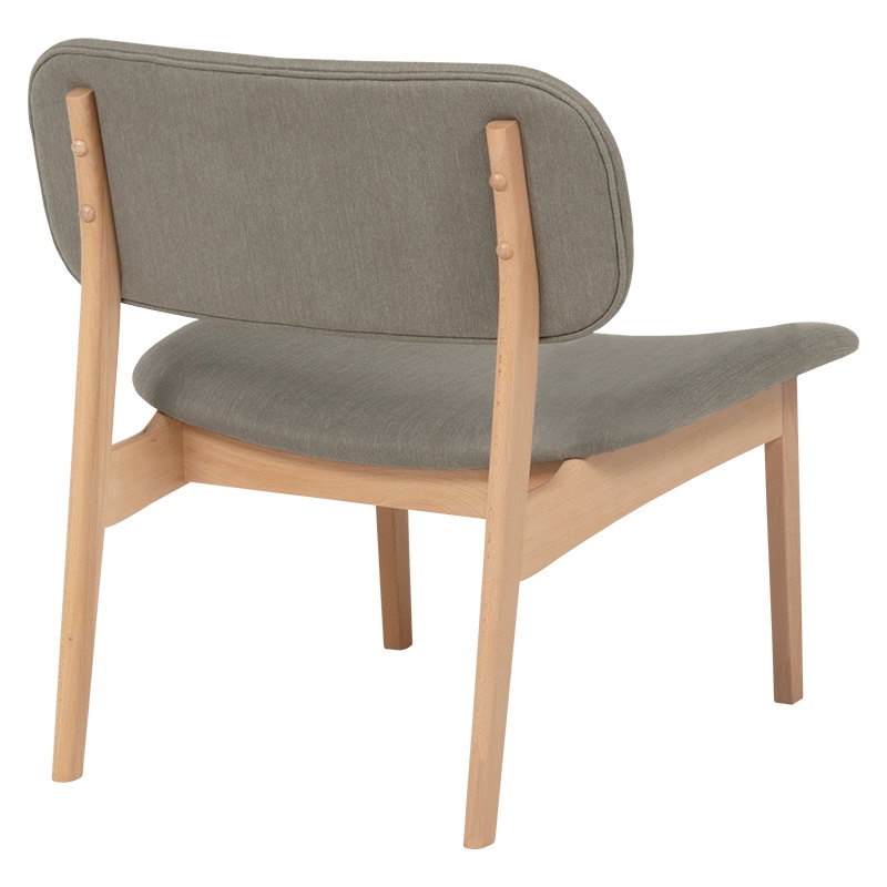 萩原 ダイニングチェア ライトグレー MI-8633LGY 1台(ご注文単位2台)【直送品】