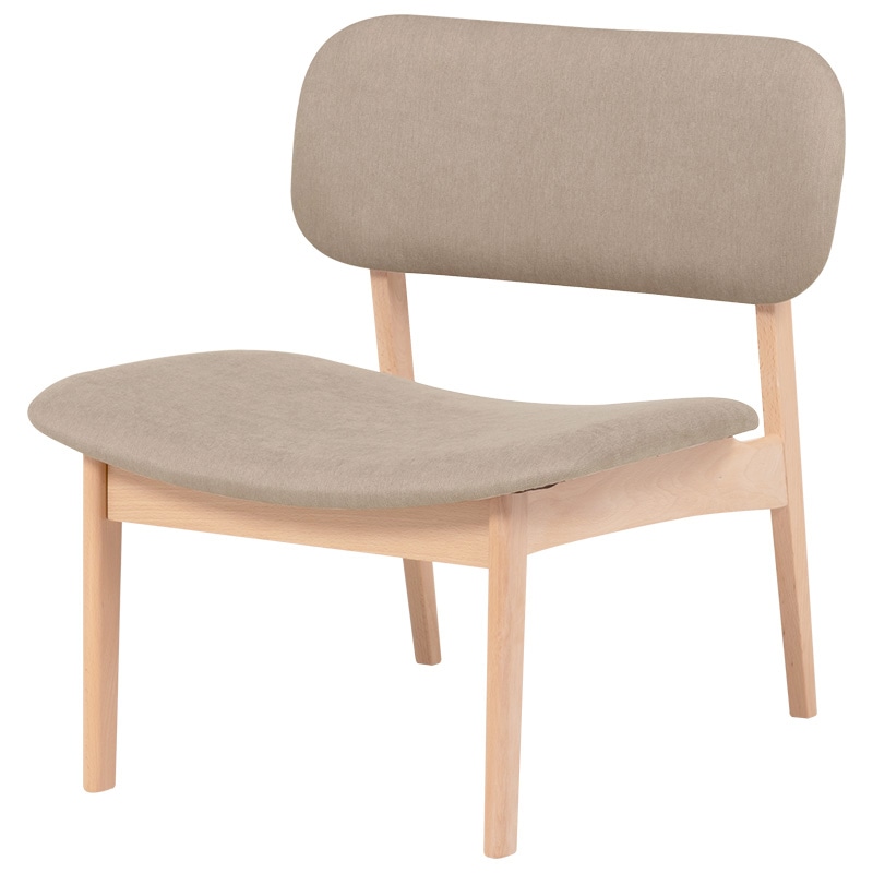 萩原 ダイニングチェア ベージュ MI-8633BE 1台(ご注文単位2台)【直送品】