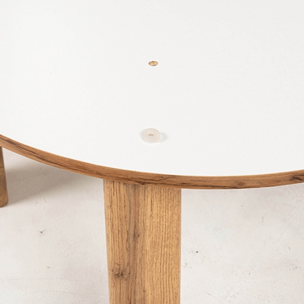 萩原 モネ 折りたたみ円形こたつ ナチュラル モネ68-NA 1台(ご注文単位1台)【直送品】