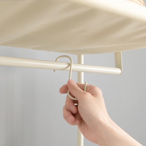 萩原 ハンガーラック ホワイト KHR-3136WH 1台(ご注文単位1台)【直送品】