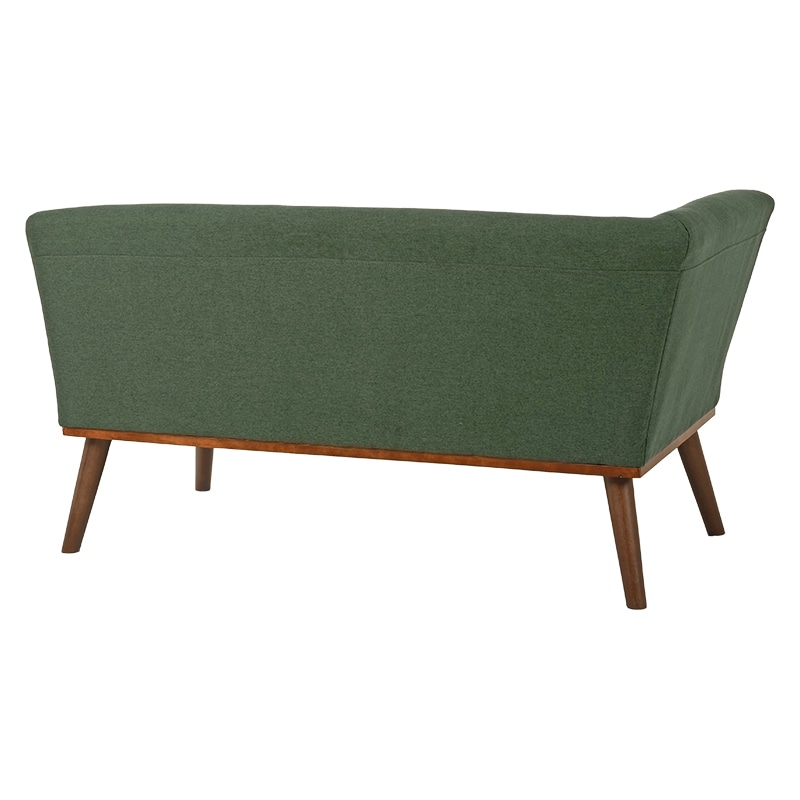 萩原 ケルト ダイニング片肘ソファ 2人掛け 右肘 グリーン ケルト右肘2P-GR 1台(ご注文単位1台)【直送品】