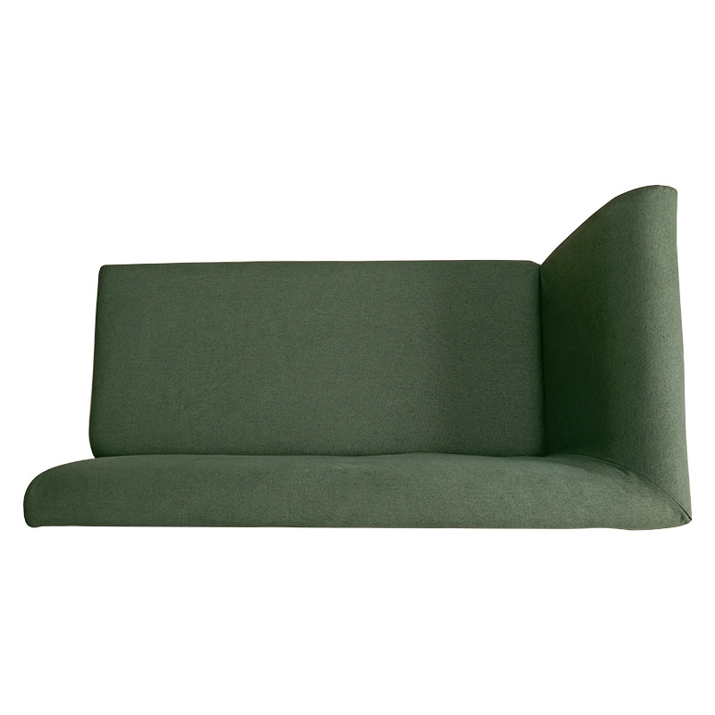 萩原 ケルト ダイニング片肘ソファ 2人掛け 右肘 グリーン ケルト右肘2P-GR 1台(ご注文単位1台)【直送品】