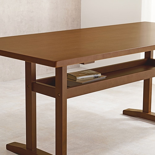 萩原 ケルト ダイニングテーブル 幅120cm ブラウン ケルトT120-BR 1台(ご注文単位1台)【直送品】