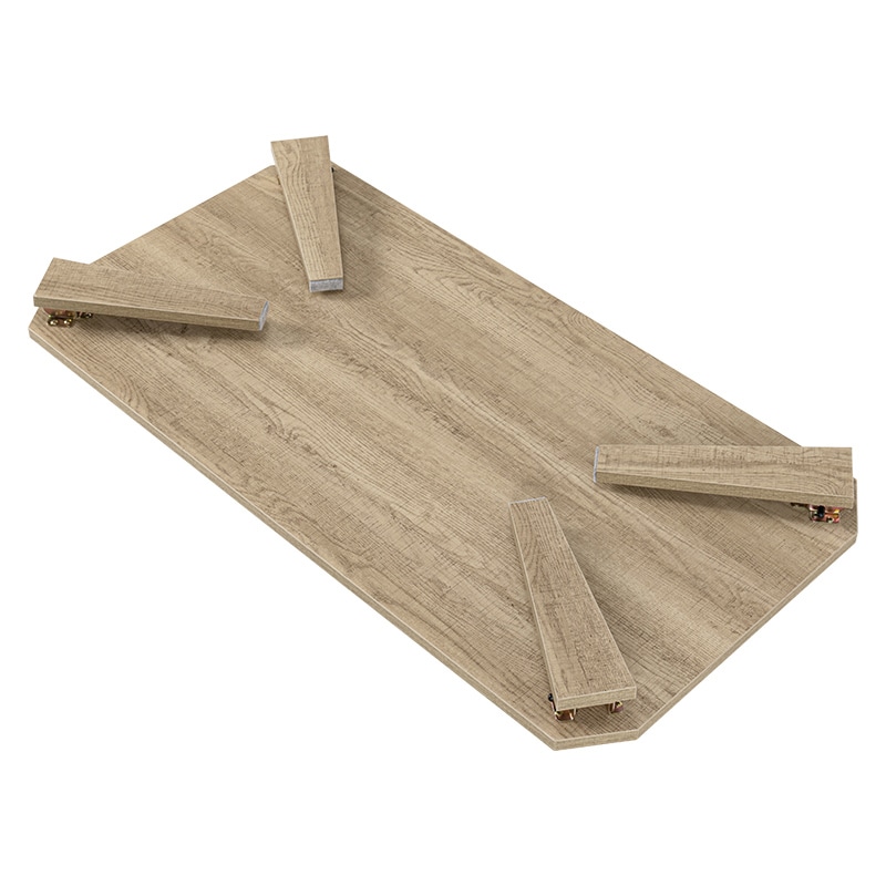 萩原 折りたたみテーブル 八角形 幅105cm ナチュラル MT-6866NA 1台(ご注文単位1台)【直送品】