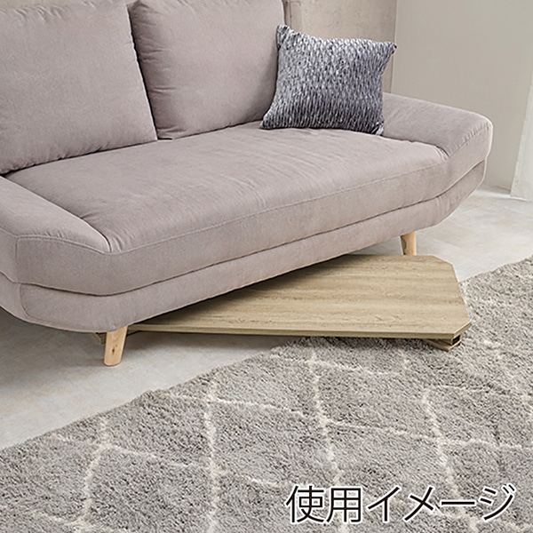 萩原 折りたたみテーブル 八角形 幅105cm ナチュラル MT-6866NA 1台(ご注文単位1台)【直送品】