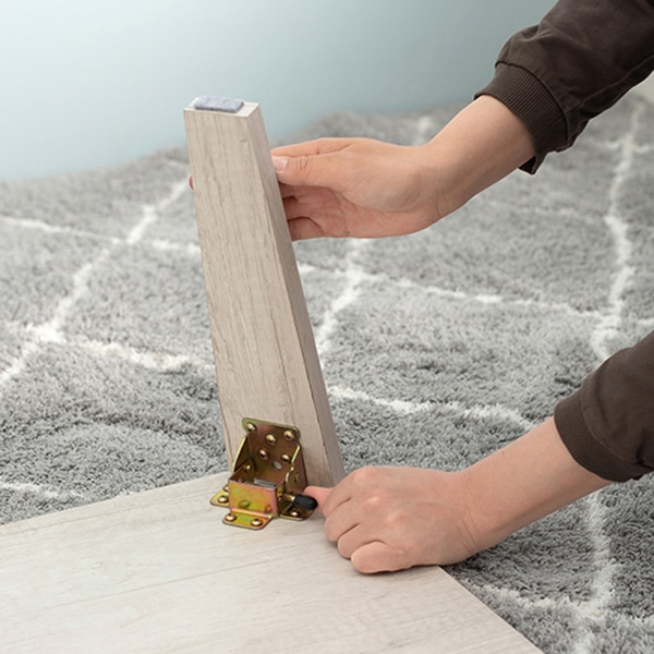 萩原 折りたたみテーブル 八角形 幅105cm ホワイトウオッシュ MT-6866WS 1台(ご注文単位1台)【直送品】