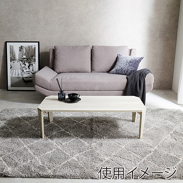 萩原 折りたたみテーブル 八角形 幅105cm ホワイトウオッシュ MT-6866WS 1台(ご注文単位1台)【直送品】