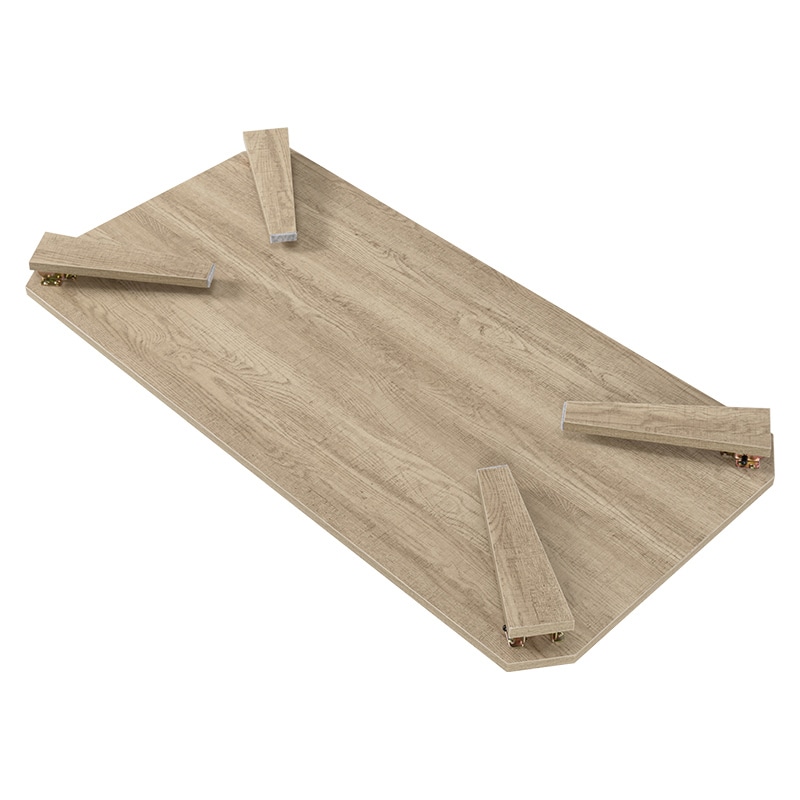 萩原 折りたたみテーブル 八角形 幅120cm ナチュラル MT-6867NA 1台(ご注文単位1台)【直送品】