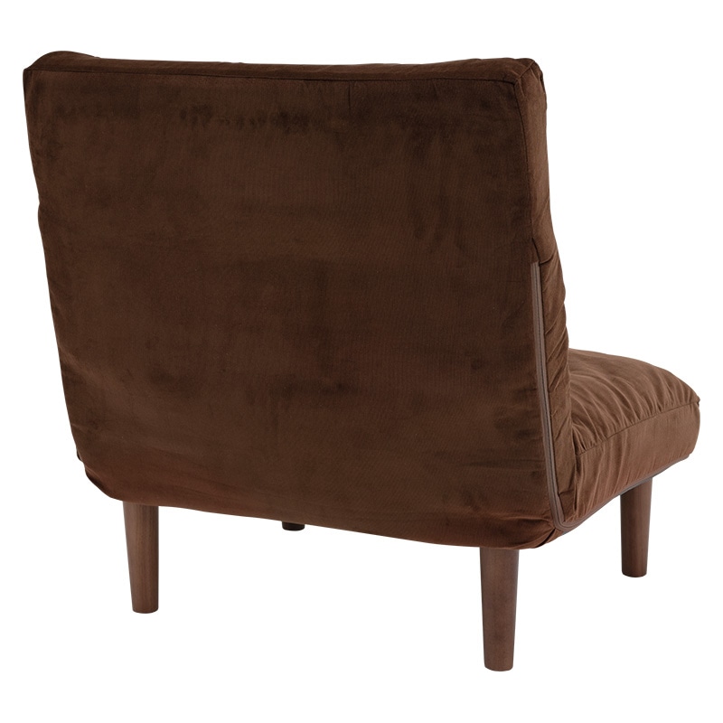 萩原 リクライニングソファ　1人掛け ブラウン LZ-4627BR 1台（ご注文単位1台）【直送品】