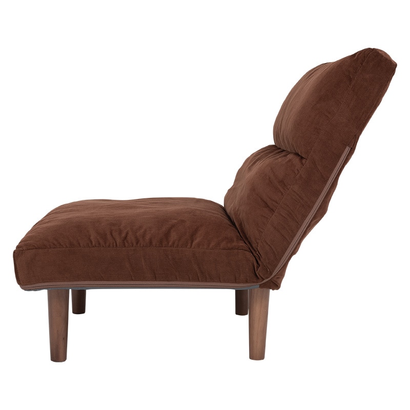 萩原 リクライニングソファ　1人掛け ブラウン LZ-4627BR 1台（ご注文単位1台）【直送品】