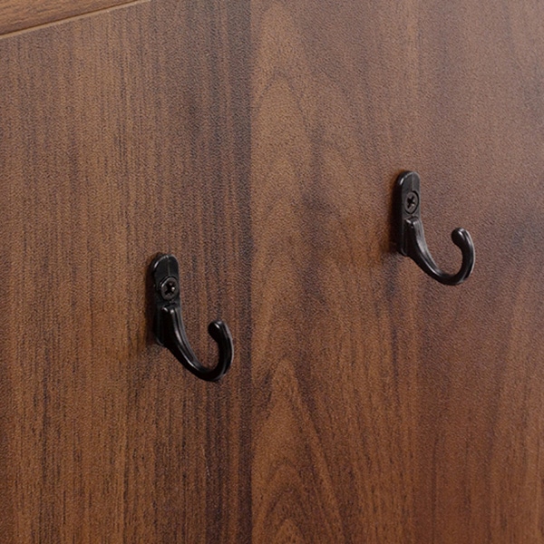 萩原 ドレッサー スツール付 幅53cm ダークブラウン MD-6587DBR 1台(ご注文単位1台)【直送品】