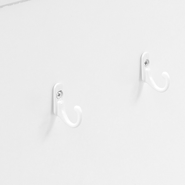 萩原 ドレッサー スツール付 幅69cm ホワイト MD-6588WH 1台(ご注文単位1台)【直送品】