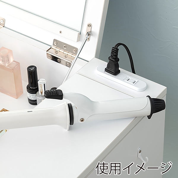 萩原 ドレッサー スツール付 幅69cm ホワイト MD-6588WH 1台(ご注文単位1台)【直送品】