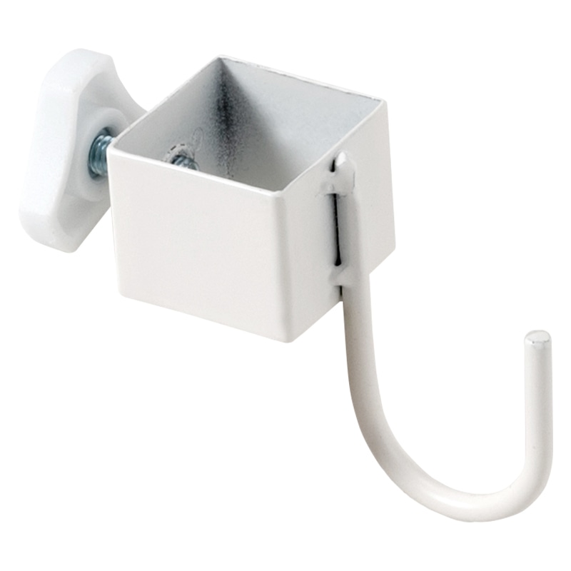 萩原 突っ張りラック 棒&パーツ5点セット 角型 ホワイト×ホワイト KTR-3114-WH 1セット(ご注文単位1セット)【直送品】