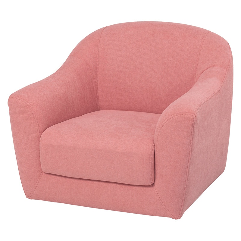 萩原 エメル　1人掛けソファ ピンク エメル1P-PI 1台（ご注文単位1台）【直送品】