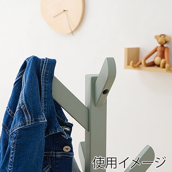 萩原 ポールハンガー　ランダムタイプ ブルーグレー VR-7218BG 1台（ご注文単位1台）【直送品】