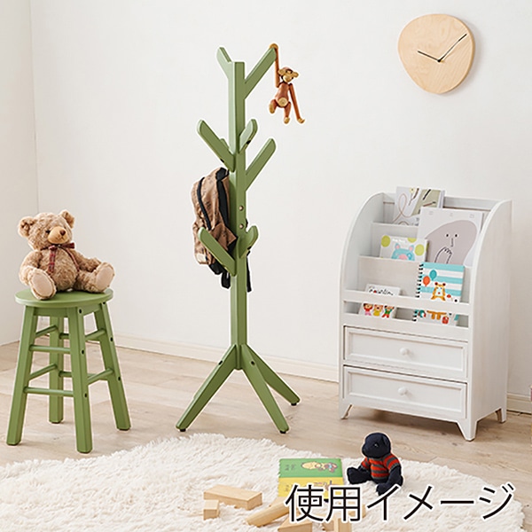 萩原 ポールハンガー ランダムタイプ モスグリーン VR-7218MG 1台(ご注文単位1台)【直送品】