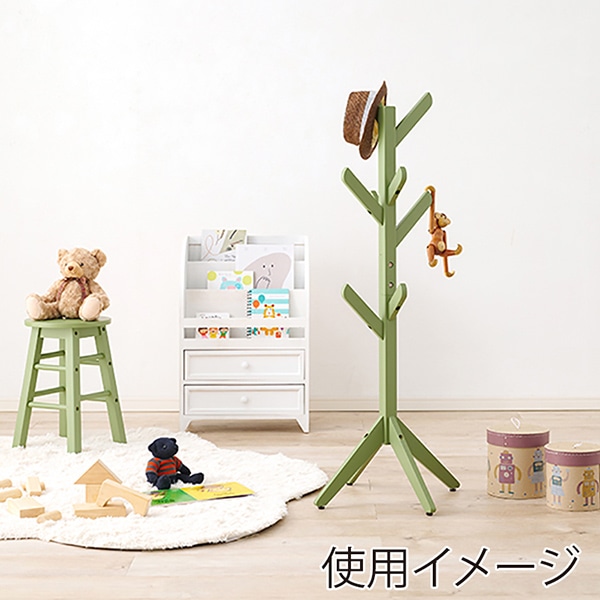 萩原 ポールハンガー ランダムタイプ モスグリーン VR-7218MG 1台(ご注文単位1台)【直送品】