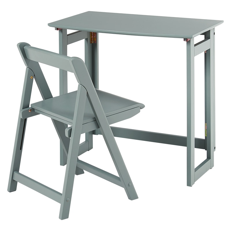 萩原 デスクチェアセット ブルーグレー VCT-7799BG 1セット(ご注文単位1セット)【直送品】