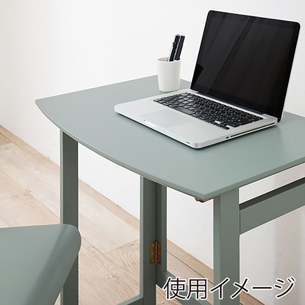 萩原 デスクチェアセット ブルーグレー VCT-7799BG 1セット(ご注文単位1セット)【直送品】