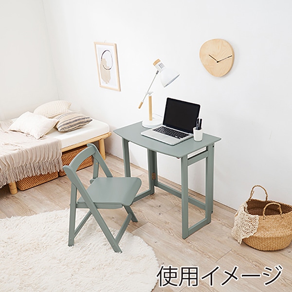 萩原 デスクチェアセット ブルーグレー VCT-7799BG 1セット(ご注文単位1セット)【直送品】