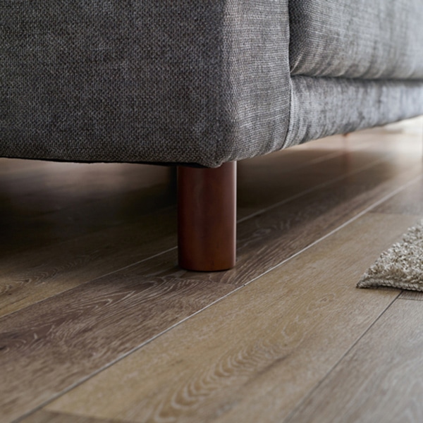 萩原 ごろ寝ソファ　3人掛け　クッション付 ダークグレー ニール3P-DGY 1台（ご注文単位1台）【直送品】