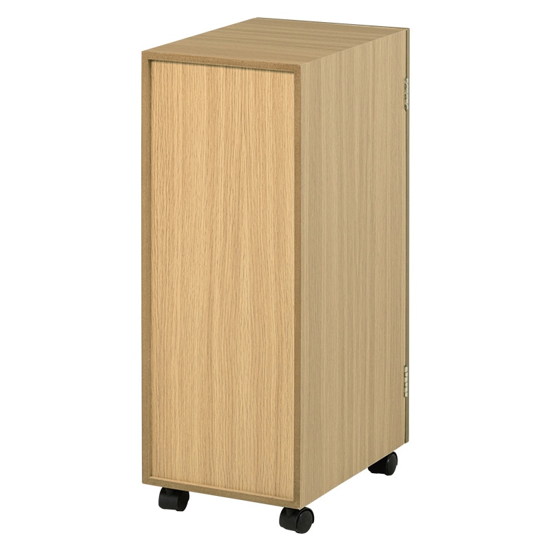 萩原 ダストボックス キャスター付 ナチュラル MUD-6952NA 1台(ご注文単位1台)【直送品】