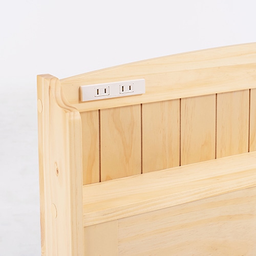 萩原 チェスト付きベッド　宮棚付　シングル ナチュラル MB-5059S-NA-R 1台（ご注文単位1台）【直送品】