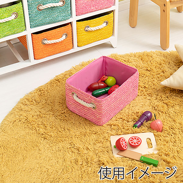 萩原 カラフルブックラック　　幅69cm アンティークホワイト MCC-6016AW 1台（ご注文単位1台）【直送品】