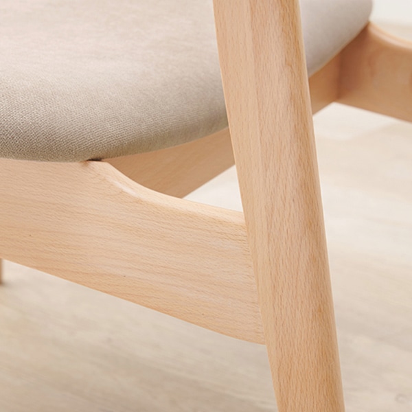 萩原 ダイニング 4点セット ベージュ MI-8632NABE-4S 1セット(ご注文単位1セット)【直送品】