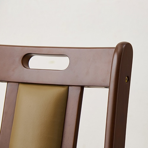 萩原 ダイニングチェア ダークブラウン VC-7480DBR 1台(ご注文単位2台)【直送品】