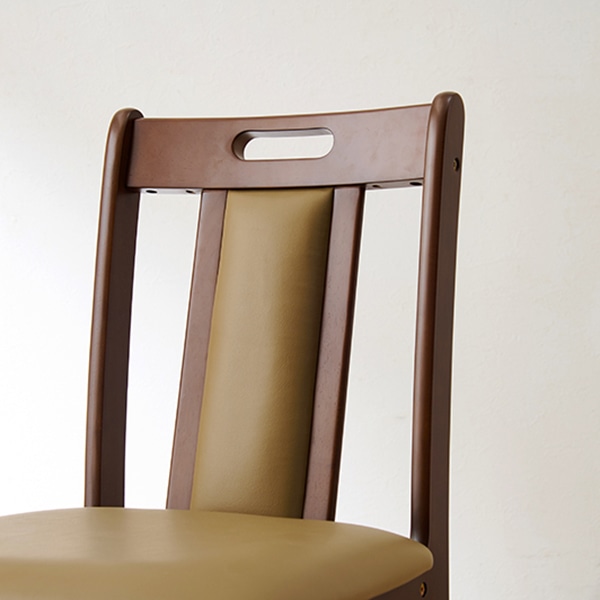 萩原 ダイニングチェア ダークブラウン VC-7480DBR 1台(ご注文単位2台)【直送品】