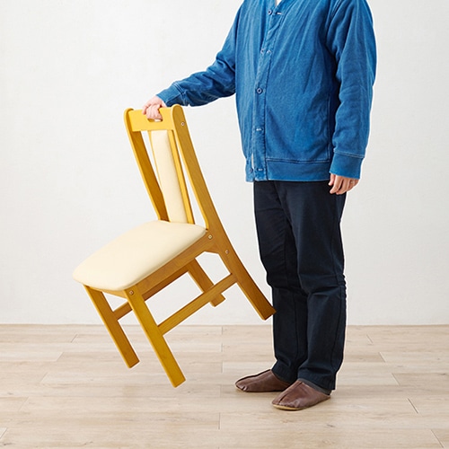 萩原 ダイニングチェア ナチュラル VC-7480NA 1台(ご注文単位2台)【直送品】