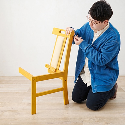 萩原 ダイニングチェア ナチュラル VC-7480NA 1台(ご注文単位2台)【直送品】