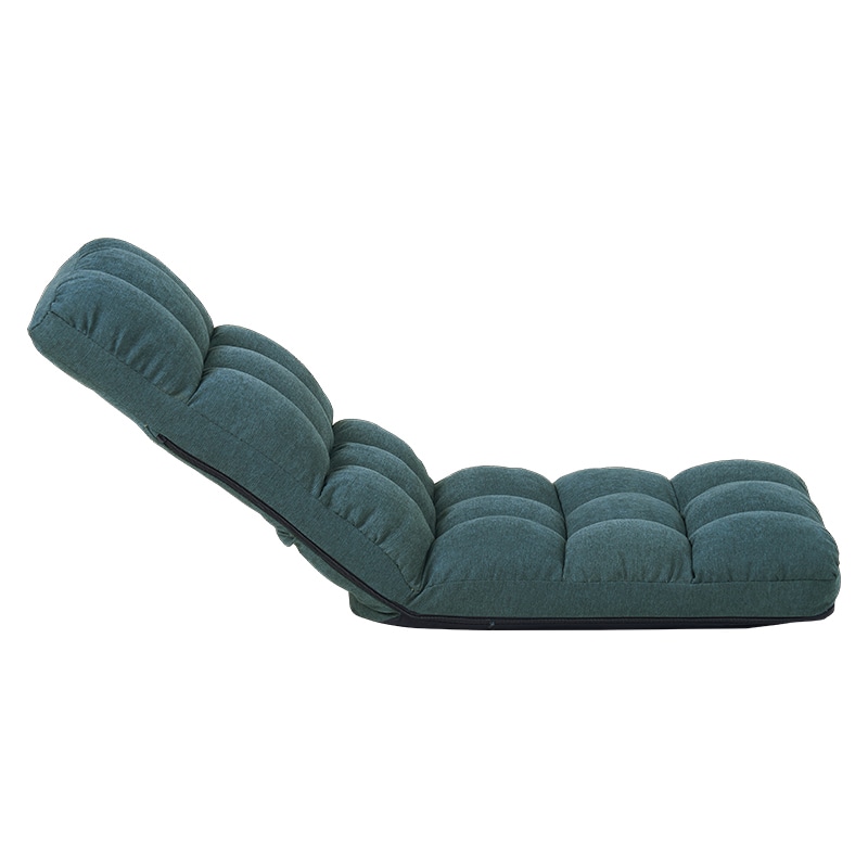 萩原 座椅子 14段階リクライニング ネイビー LZ-4989NV 1台(ご注文単位1台)【直送品】