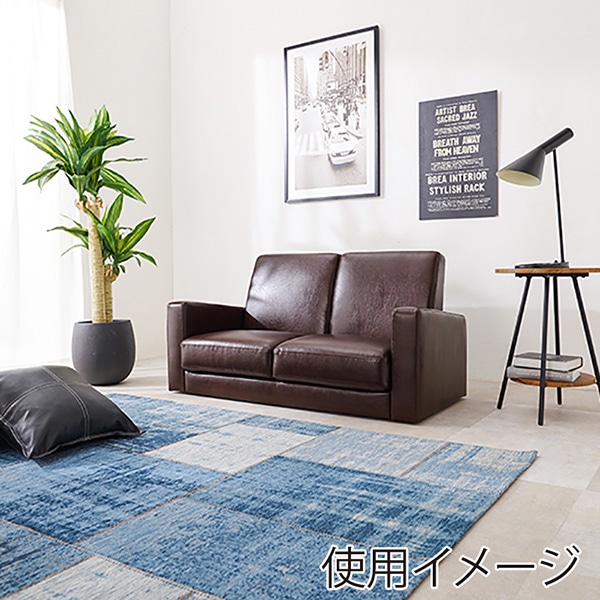 萩原 リッツ ソファ 2人掛け ダークブラウン リッツ-2P-PDBR 1台(ご注文単位1台)【直送品】