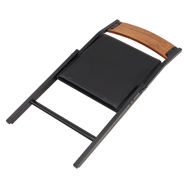 萩原 折りたたみデスクチェアセット ブラウン LDC-4778BR 1セット(ご注文単位1セット)【直送品】