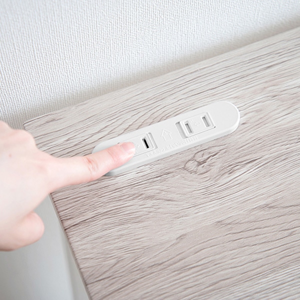 萩原 折りたたみデスクチェアセット ホワイト LDC-4778WH 1セット(ご注文単位1セット)【直送品】