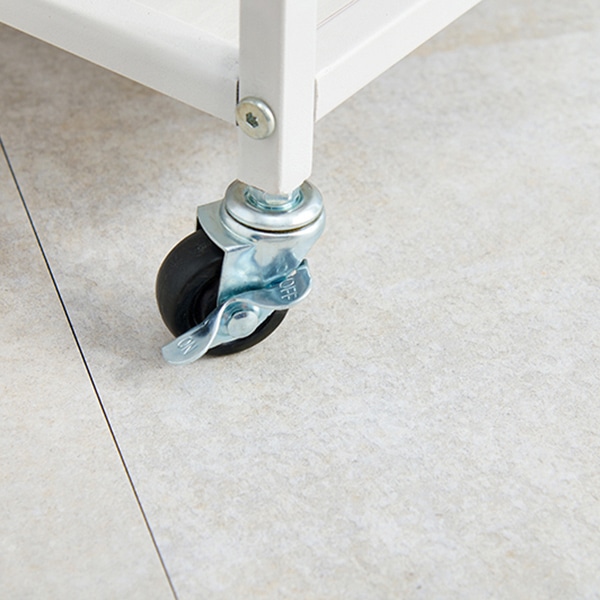 萩原 キッチンワゴン ホワイト LW-4530WH 1台(ご注文単位1台)【直送品】