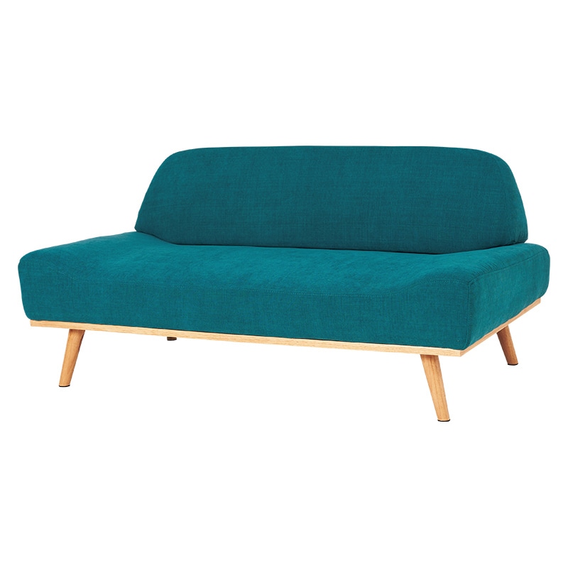 萩原 ソファ　2人掛け エメラルドグリーン レスト2P-EGR 1台（ご注文単位1台）【直送品】