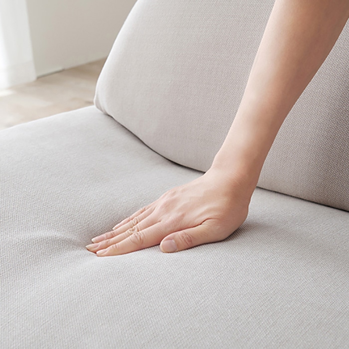 萩原 ソファ　2人掛け ホワイトベージュ レスト2P-WBE 1台（ご注文単位1台）【直送品】