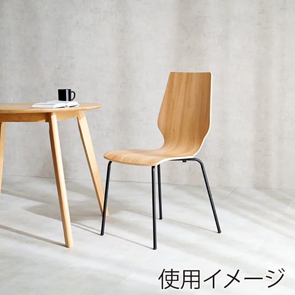 萩原 ダイニングチェア ナチュラル LC-4487NA 1台(ご注文単位1台)【直送品】