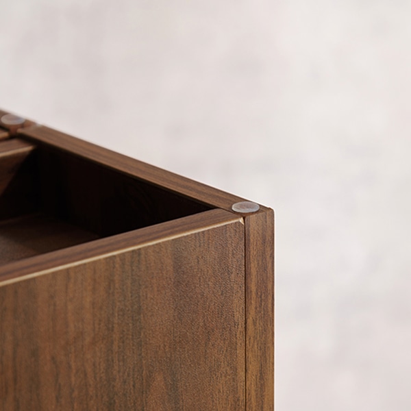 萩原 コスメワゴン 女優ライト付 ダークブラウン MUD-6679DBR 1台(ご注文単位1台)【直送品】