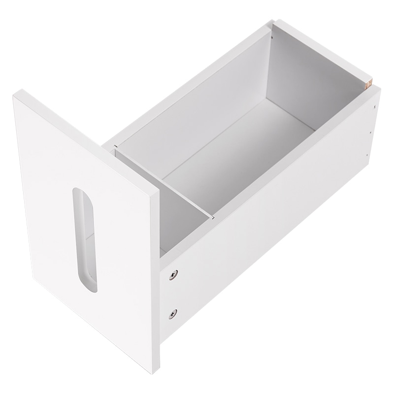 萩原 伸縮式コスメワゴン ホワイト MUD-6629WH 1台(ご注文単位1台)【直送品】