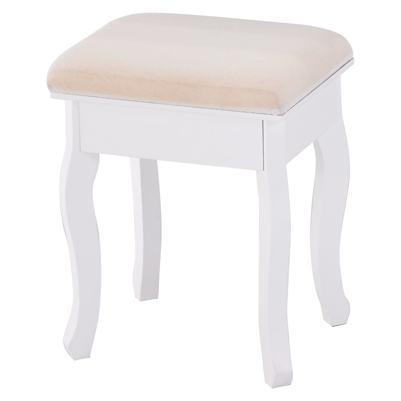 萩原 ドレッサー スツール付 幅70cm ホワイト MD-6727WH 1台(ご注文単位1台)【直送品】