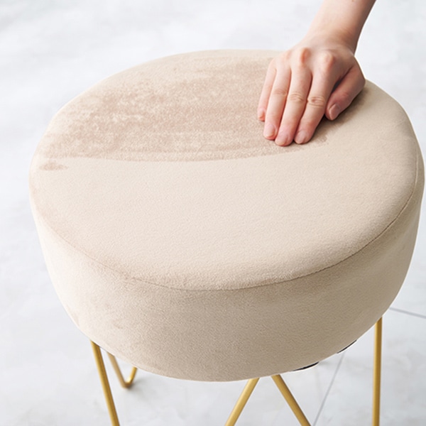 萩原 スツール ベージュ MC-6988BE 1台(ご注文単位1台)【直送品】