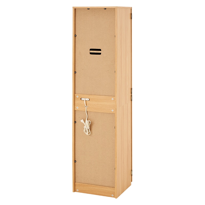 萩原 姿見ドレッサー スツール付 ナチュラル RD-1195NA 1台(ご注文単位1台)【直送品】