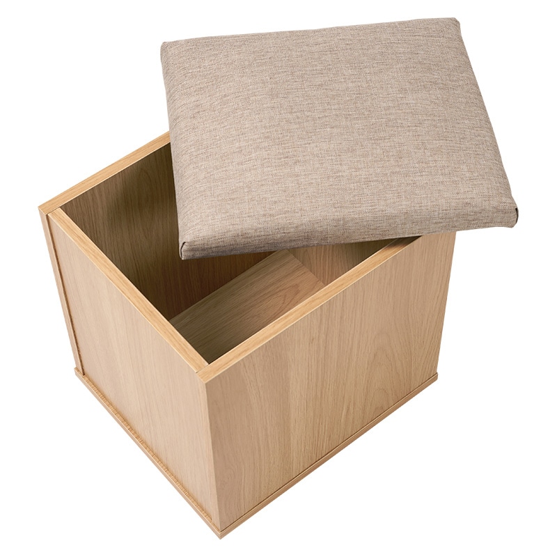 萩原 姿見ドレッサー スツール付 ナチュラル RD-1195NA 1台(ご注文単位1台)【直送品】