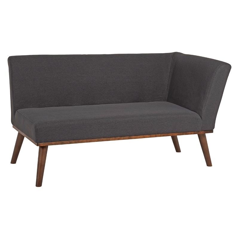 萩原 ケルト ダイニングコーナー3点セット 左肘 ダークグレー ケルトS120LDGY3S 1セット(ご注文単位1セット)【直送品】