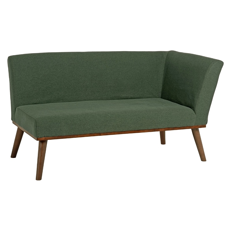 萩原 ケルト ダイニングコーナー3点セット 左肘 グリーン ケルトS120LGR3S 1セット(ご注文単位1セット)【直送品】